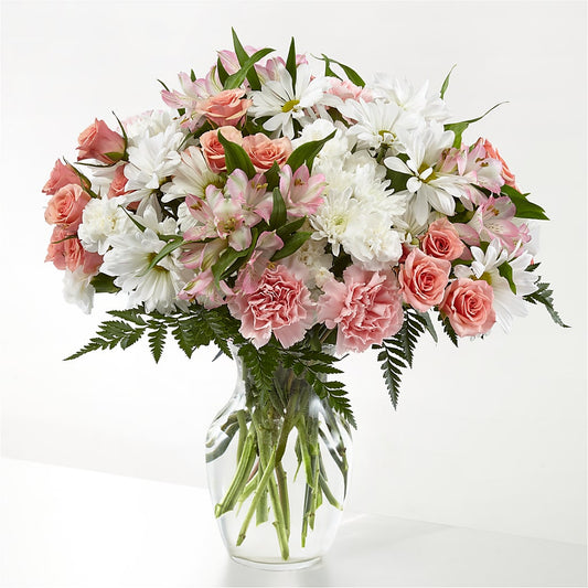 Blush Crush Bouquet – The Bloom Centre, Houston TX