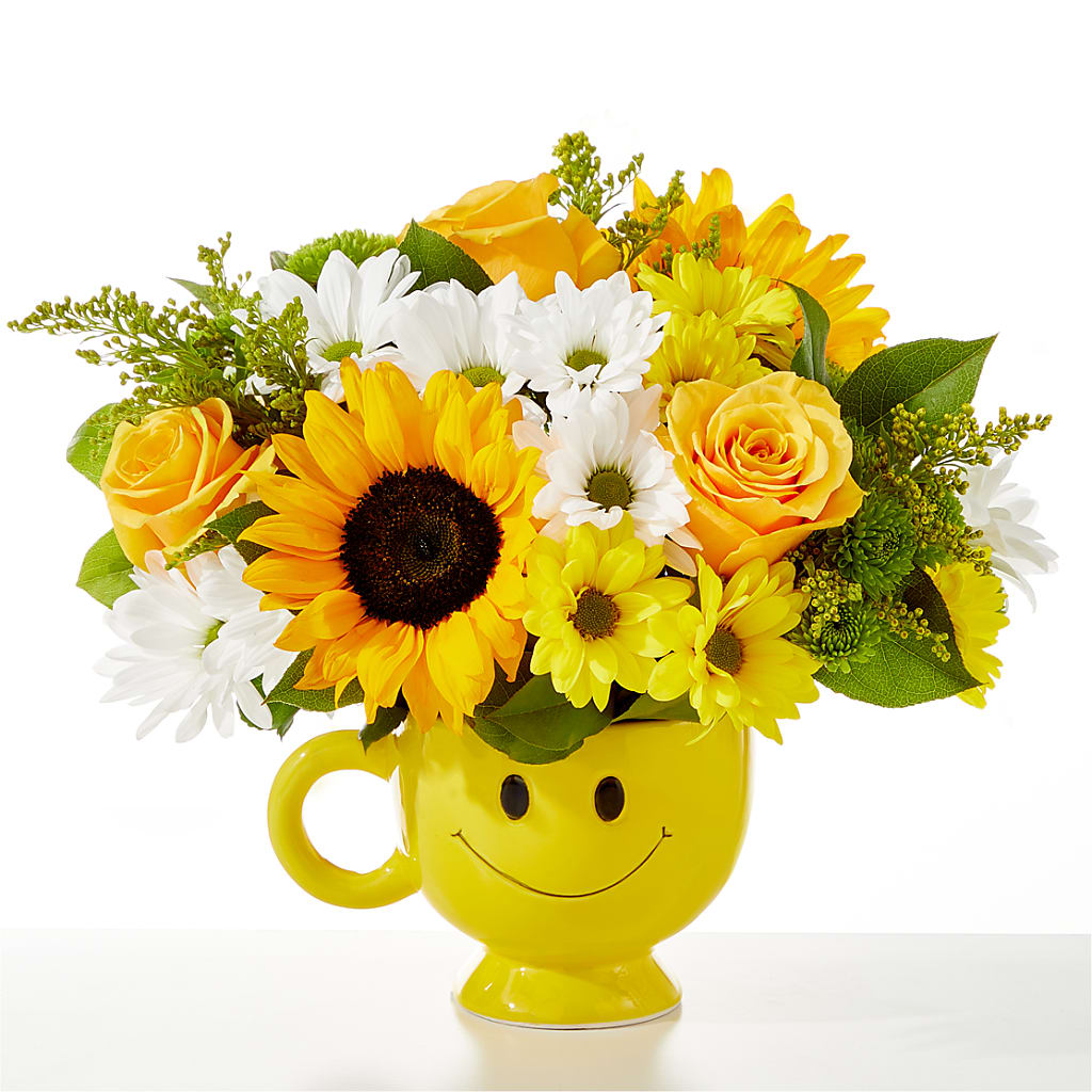 Be Happy Bouquet – The Bloom Centre, Houston TX