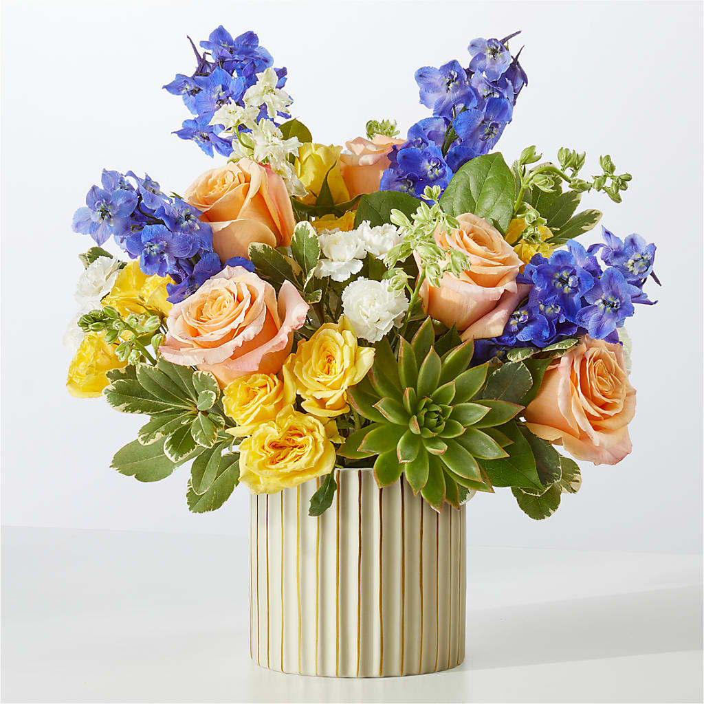 Cobalt Reverie Bouquet – The Bloom Centre, Houston TX