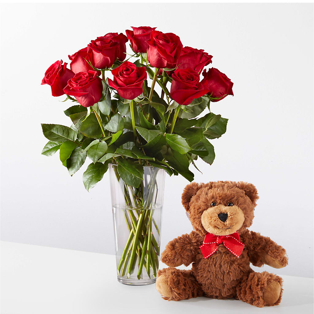 Romantic Long Stem Red Rose Bouquet Bundles – The Bloom Centre, Houston TX