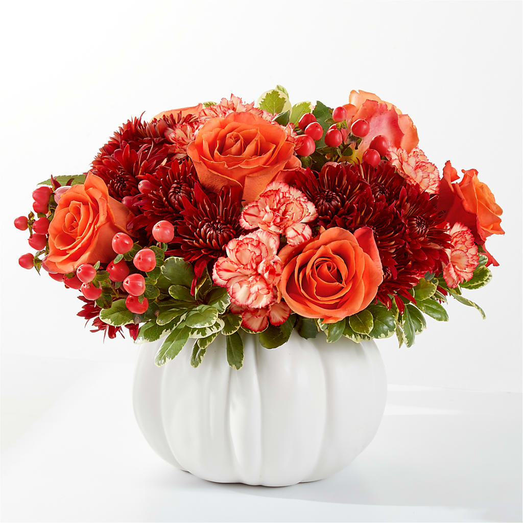 Autumn Air Pumpkin Bouquet – The Bloom Centre, Houston TX