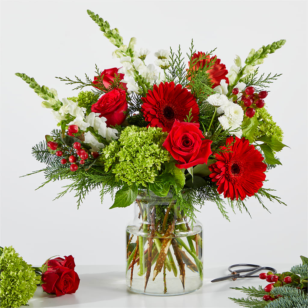Merry Moment Bouquet – A Florist Original – The Bloom Centre, Houston TX