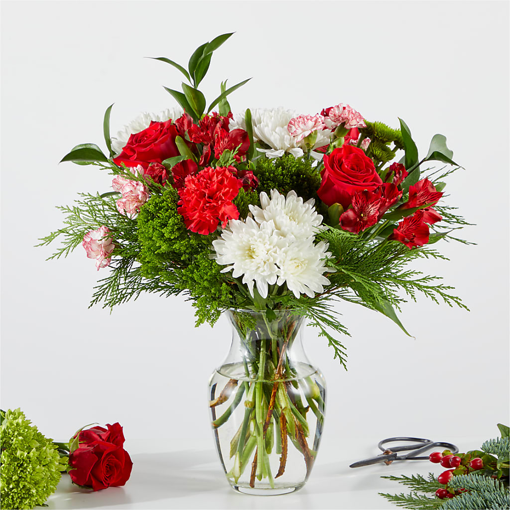 Merry Moment Bouquet – A Florist Original – The Bloom Centre, Houston TX