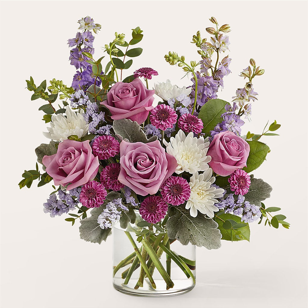 Violet Frost Bouquet – The Bloom Centre, Houston TX