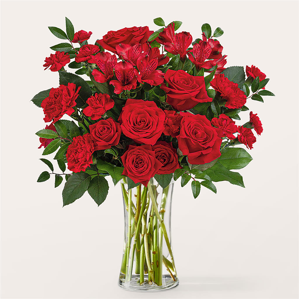 Brilliant Ruby Bouquet – The Bloom Centre, Houston TX