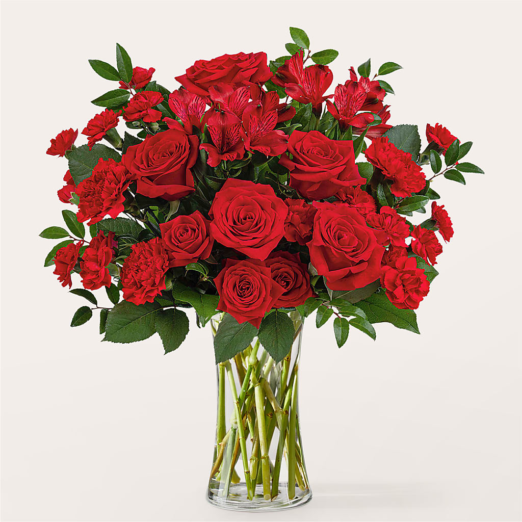 Brilliant Ruby Bouquet – The Bloom Centre, Houston TX
