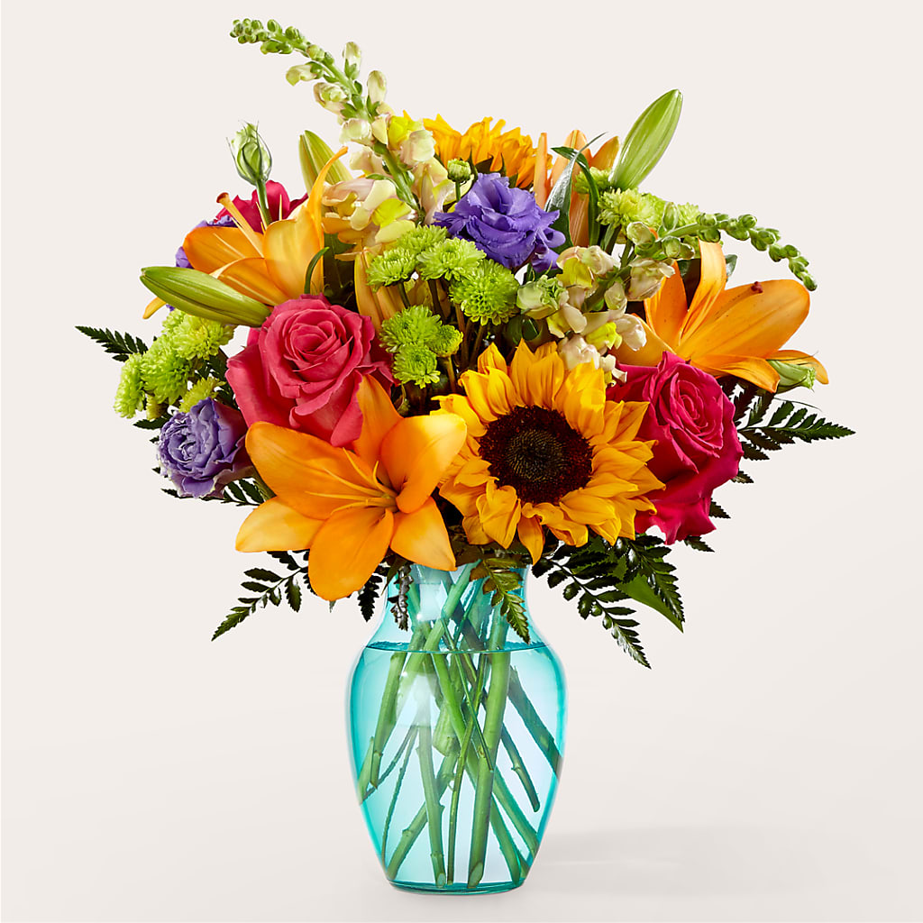 Double Rainbow Bouquet – The Bloom Centre, Houston TX