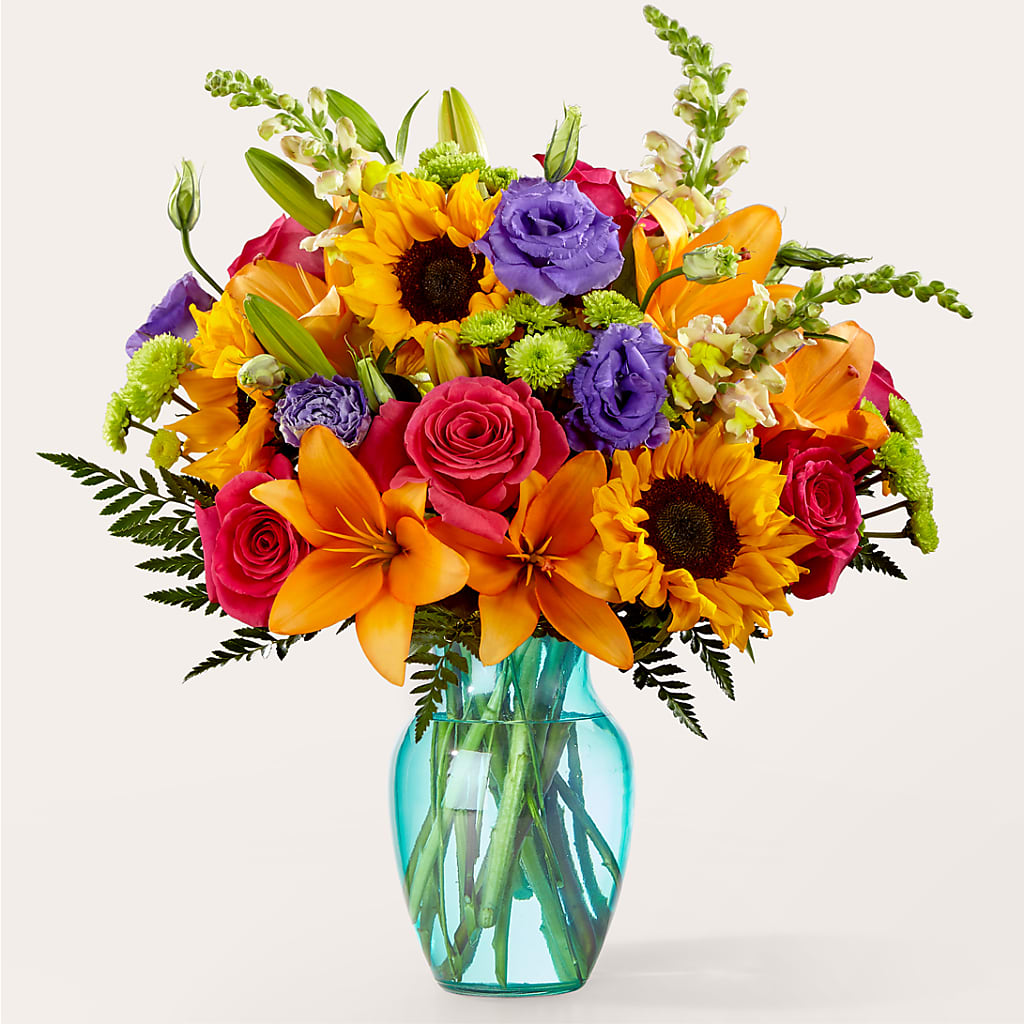 Double Rainbow Bouquet – The Bloom Centre, Houston TX