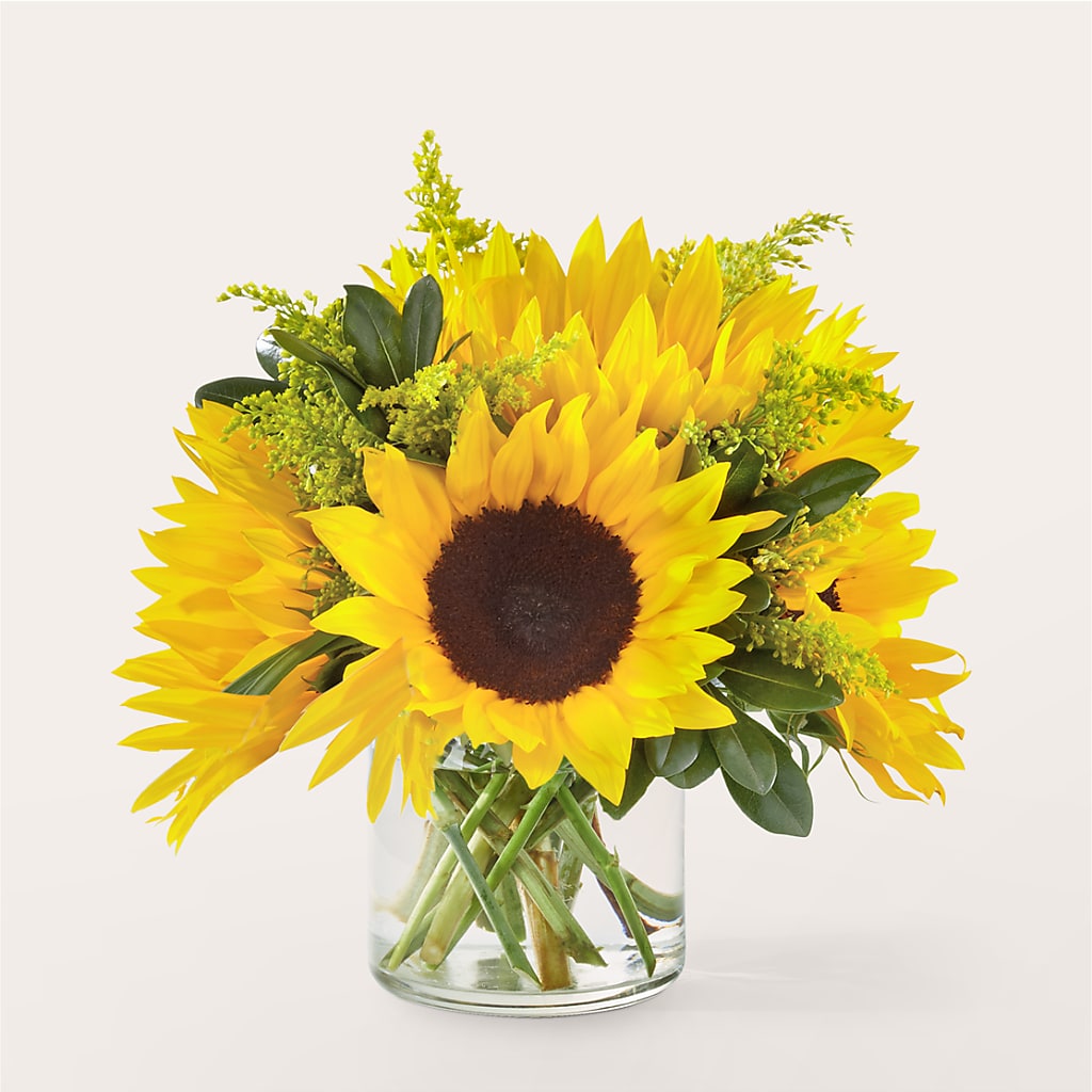 Beaming Sunflower Bouquet – The Bloom Centre, Houston TX