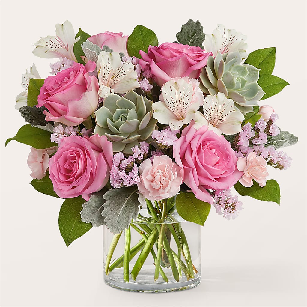 Dusty Rose Bouquet – The Bloom Centre, Houston TX