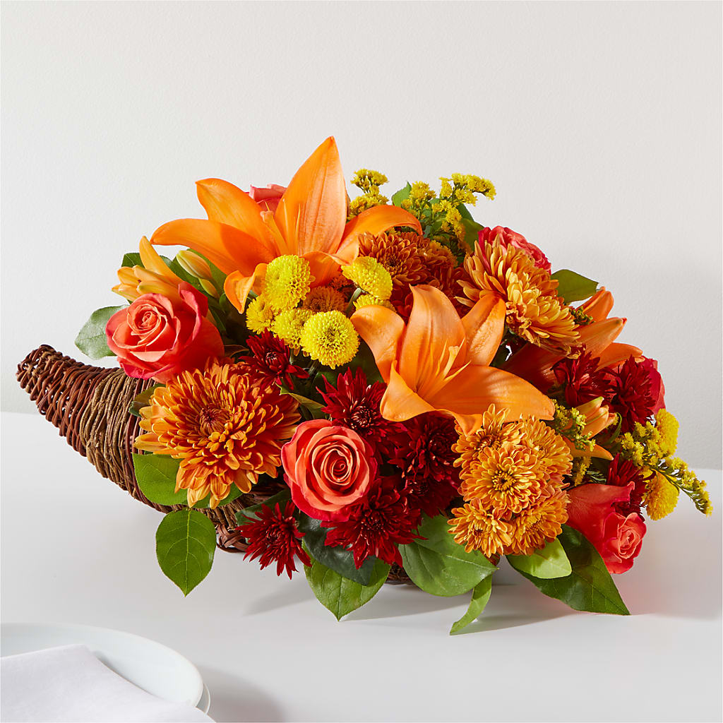 Bouquet of Blessings Cornucopia – The Bloom Centre, Houston TX