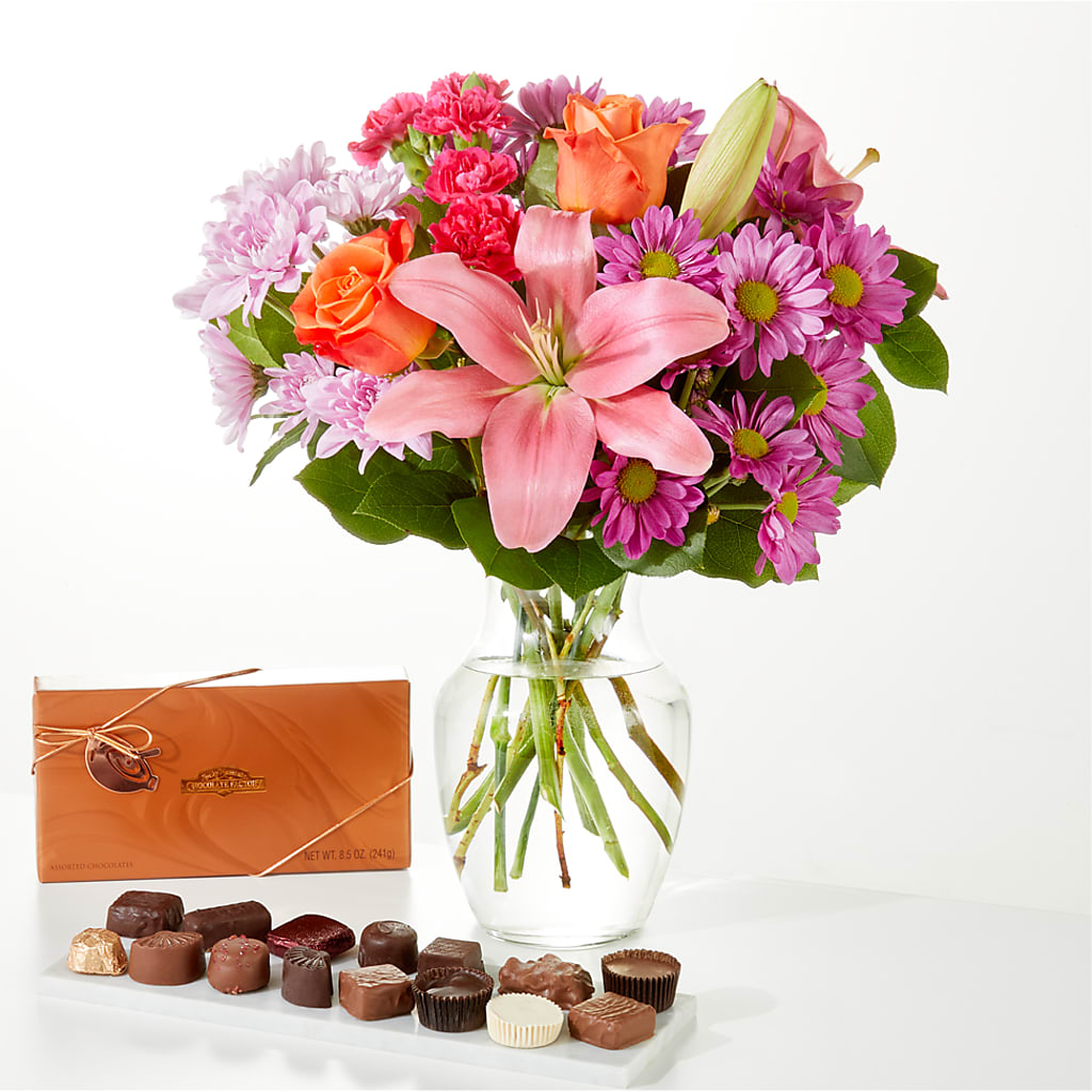 One and Only Bouquet and Chocolate Bundle – The Bloom Centre, Houston TX