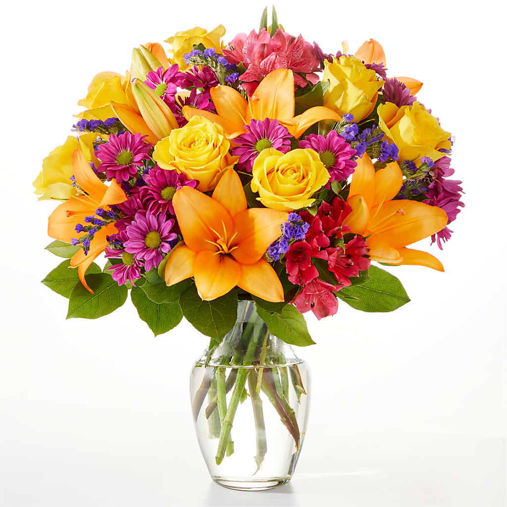 Colorful Visions Bouquet – The Bloom Centre, Houston TX