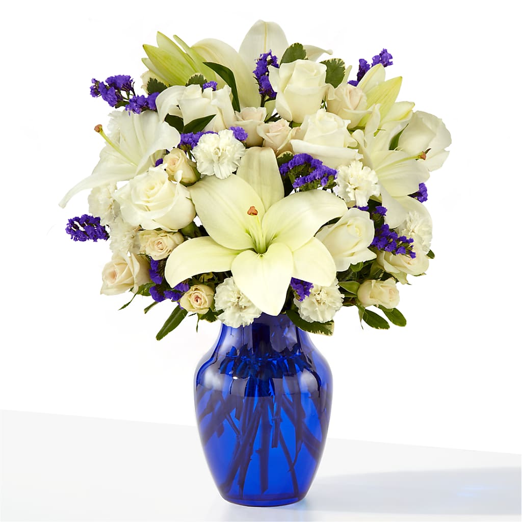 Sapphire Rush Bouquet – The Bloom Centre, Houston TX