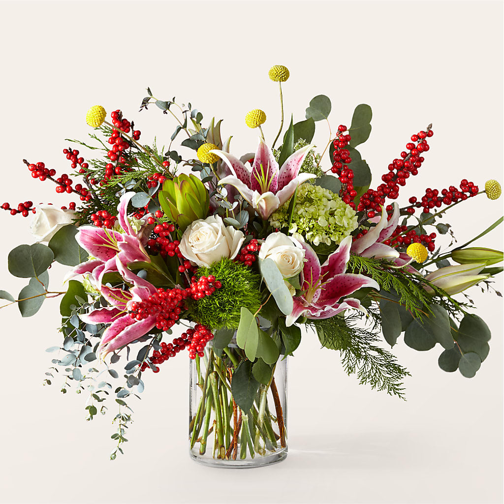 Berry & Bright Bouquet – The Bloom Centre, Houston TX