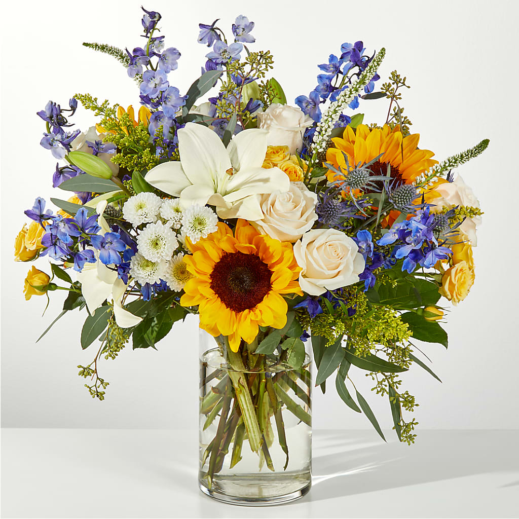 Wonderfully Sunny Bouquet – The Bloom Centre, Houston TX