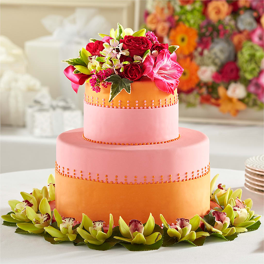 Sweet Citrus Cake Decor – The Bloom Centre, Houston TX