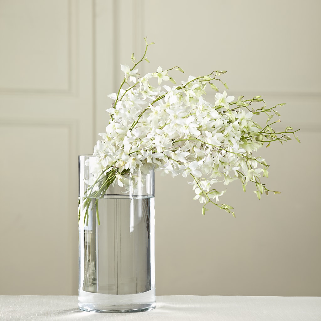 White Dendrobium Bouquet – The Bloom Centre, Houston TX