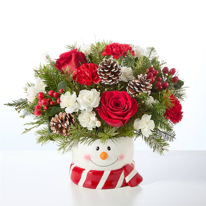 Jolly Snowman Bouquet –  The Bloom Centre, Houston TX
