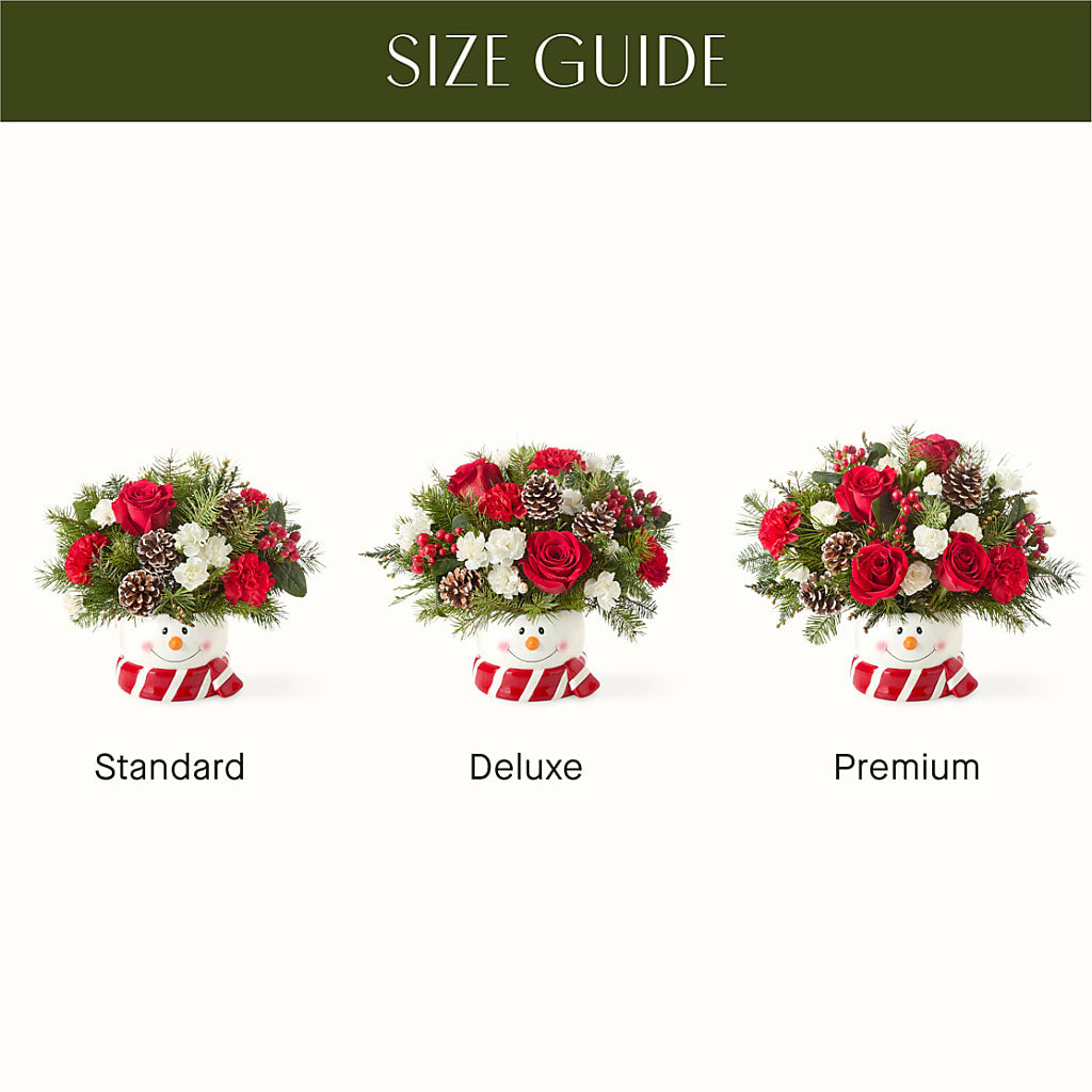 Jolly Snowman Bouquet –  The Bloom Centre, Houston TX