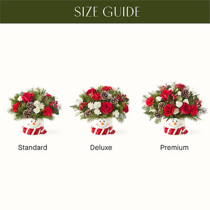 Jolly Snowman Bouquet –  The Bloom Centre, Houston TX