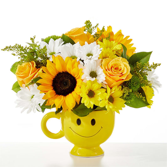 Be Happy Bouquet – THE BLOOM CENTRE, Houston TX