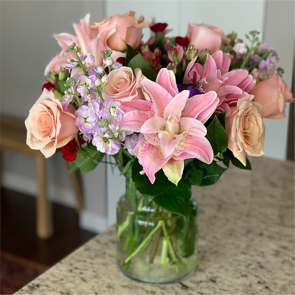 Romantique Bouquet –  The Bloom Centre, Houston TX