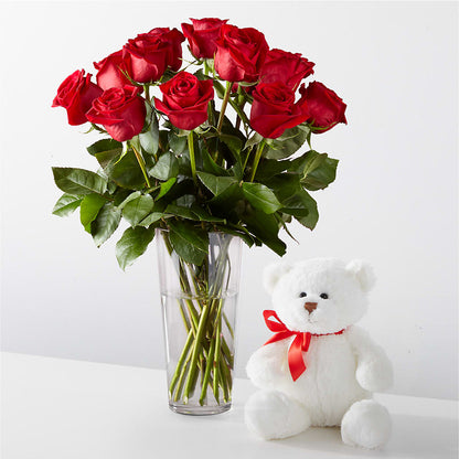 Romantic Long Stem Red Rose Bouquet Bundles –  The Bloom Centre, Houston TX