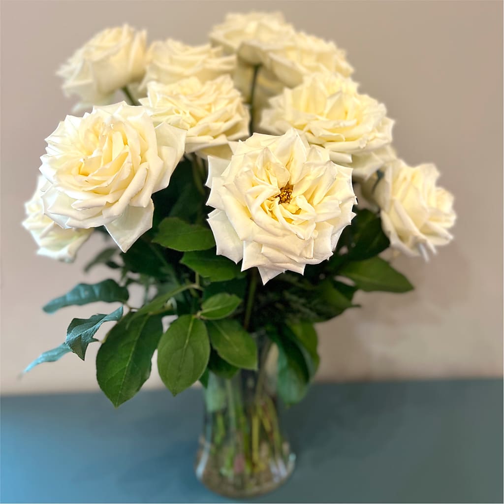 Long Stem Yellow Rose Bouquet –  The Bloom Centre, Houston TX