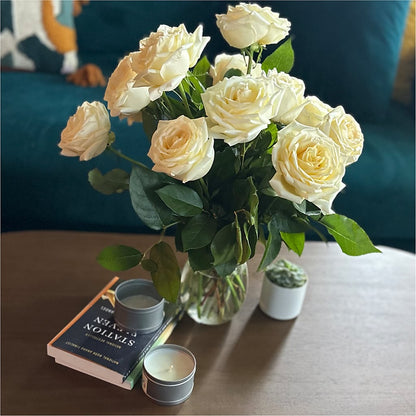 Long Stem Yellow Rose Bouquet –  The Bloom Centre, Houston TX