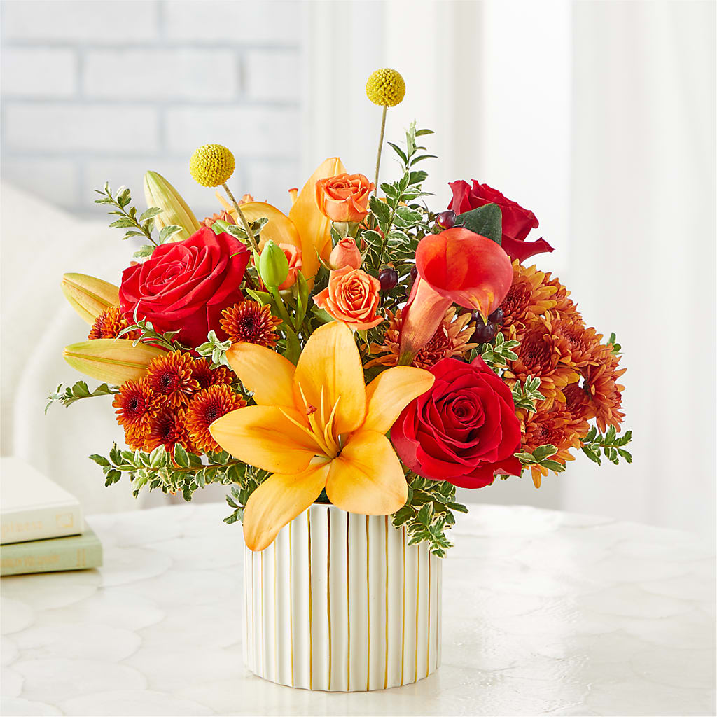 Scarlet Skies Bouquet –  The Bloom Centre, Houston TX