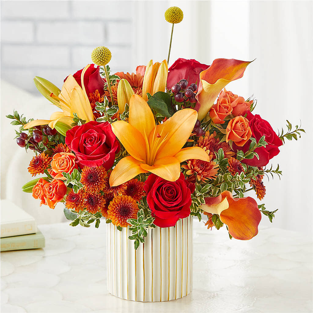Scarlet Skies Bouquet –  The Bloom Centre, Houston TX