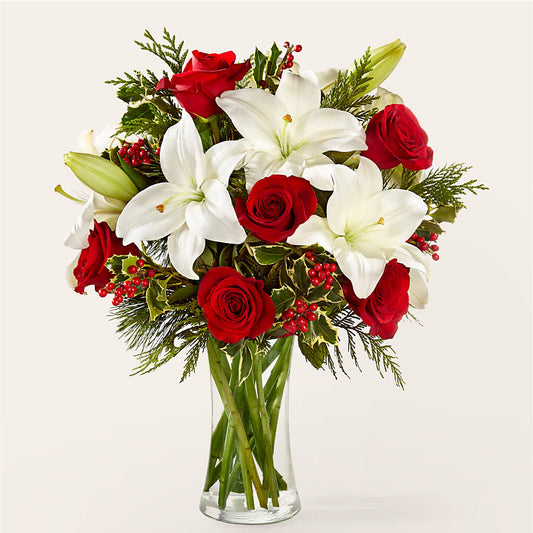 Sparkling Snowflakes Bouquet –  The Bloom Centre, Houston TX