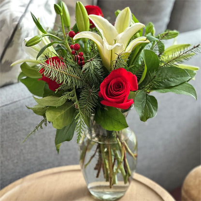 Sparkling Snowflakes Bouquet –  The Bloom Centre, Houston TX