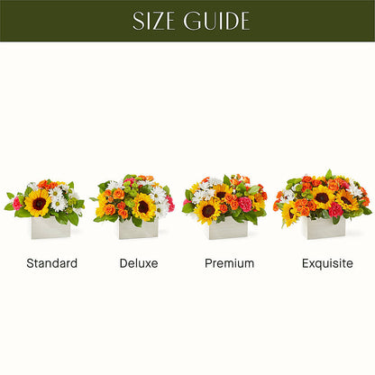 Sun-drenched Blooms Box Bouquet –  The Bloom Centre, Houston TX