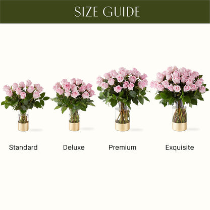 Picture Perfect Pink Rose Bouquet –  The Bloom Centre, Houston TX