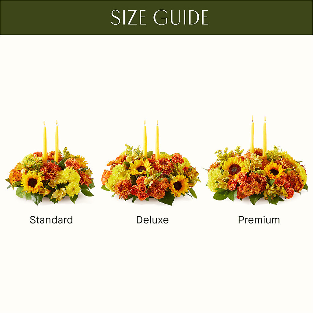 Autumn Harmony Centerpiece –  The Bloom Centre, Houston TX
