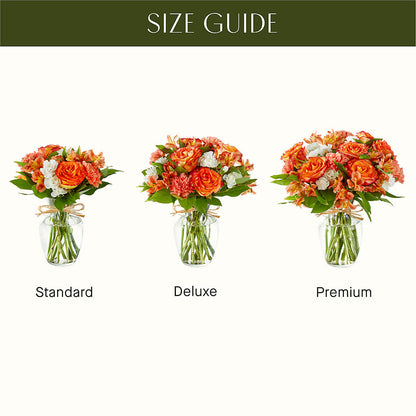 Apricot Glow Bouquet –  The Bloom Centre, Houston TX