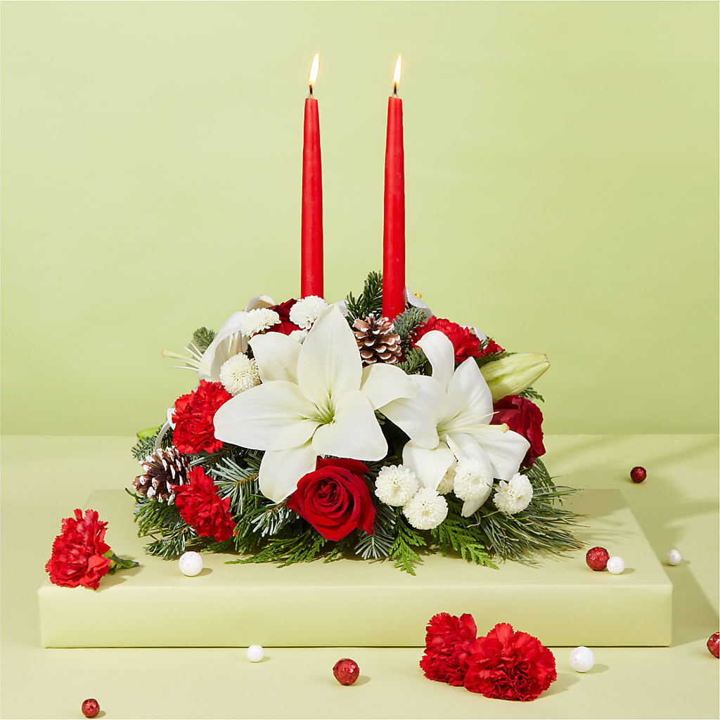 Seasonal Festivities Centerpiece –  The Bloom Centre, Houston TX