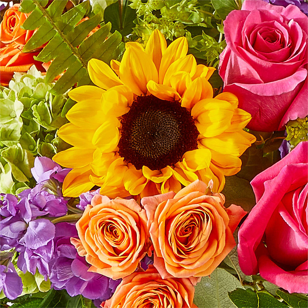 Vibrant Greetings Bouquet –  The Bloom Centre, Houston TX
