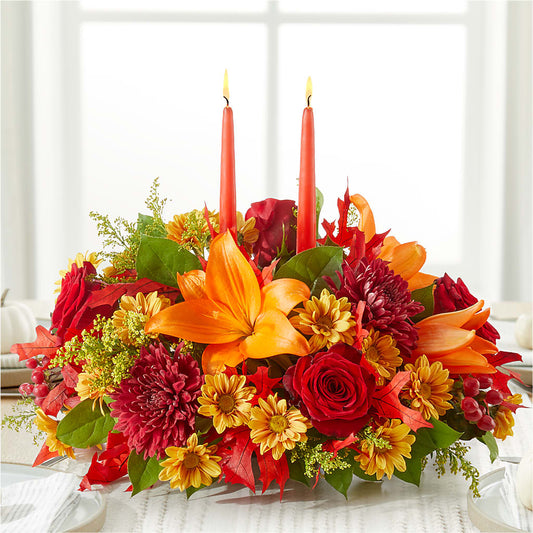 Autumn's Embrace Centerpiece –  The Bloom Centre, Houston TX