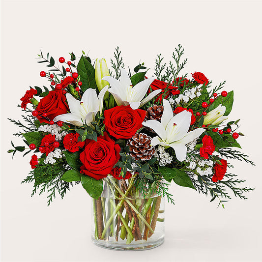 Best in Snow Bouquet –  The Bloom Centre, Houston TX