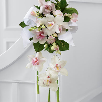 Perfect Entrance Pew Arrangement –  The Bloom Centre, Houston TX