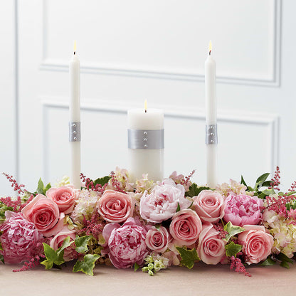 Worldwide Romance Unity Candle Arrangement –  The Bloom Centre, Houston TX