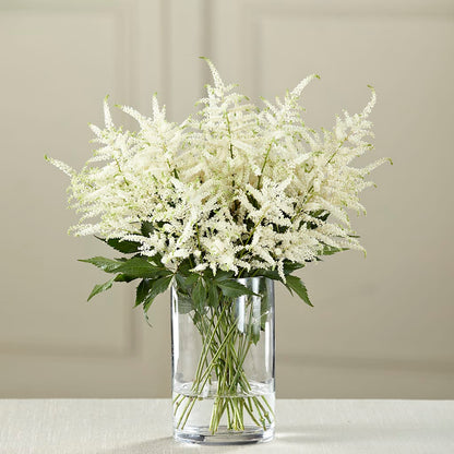 White Astilbe Bouquet –  The Bloom Centre, Houston TX