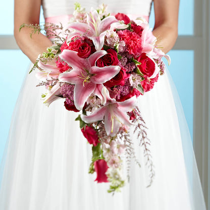 Lily & Rose Bouquet –  The Bloom Centre, Houston TX
