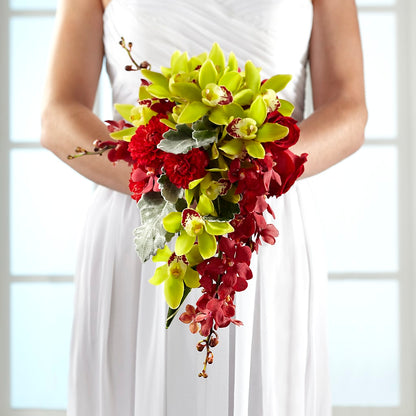 Elegant Orchid Bouquet –  The Bloom Centre, Houston TX